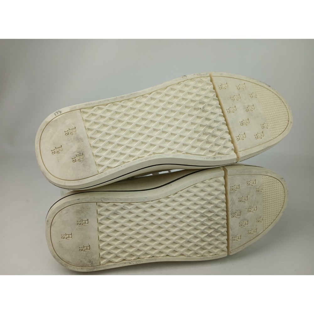 R13 Women's White Platform High Top Canvas Sneakers Shoes Size 10 - Picture 7 of 7